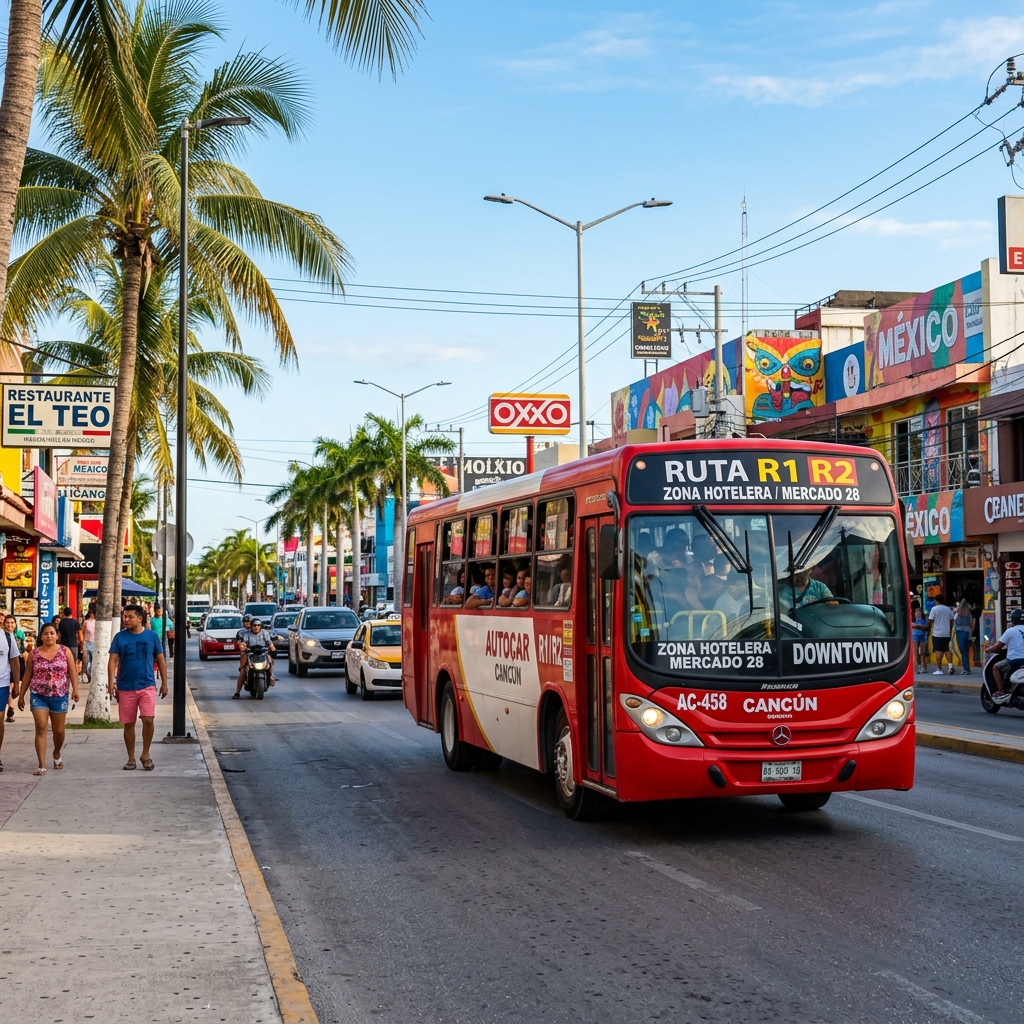 Cancún Public Transit Guide — Getting Around Like a Local in 2026